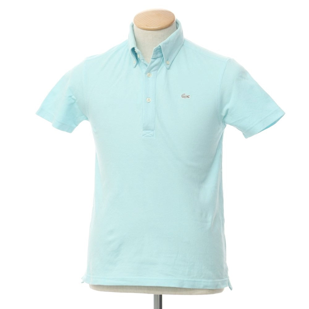 [Used] LACOSTE Pique Stretch Cotton Short Sleeve Polo Shirt Light Blue [2] [Condition Rank C] [Unisex]
 [BPD]