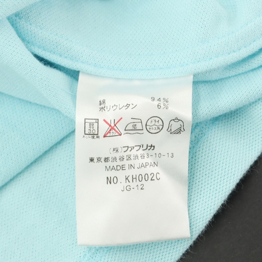 [Used] LACOSTE Pique Stretch Cotton Short Sleeve Polo Shirt Light Blue [2] [Condition Rank C] [Unisex]
 [BPD]