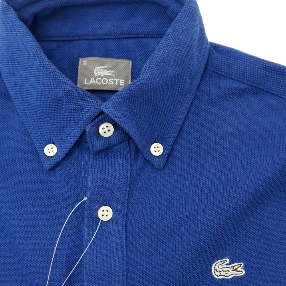 【中古】ラコステ LACOSTE 鹿の子コットン 半袖ポロシャツ ブルー【 2 】【 状態ランクC 】【 ユニセックス 】
[CPD]