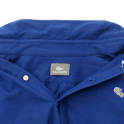 [Used] LACOSTE Pique Cotton Short Sleeve Polo Shirt Blue [2] [Condition Rank C] [Unisex]
 [BPD]