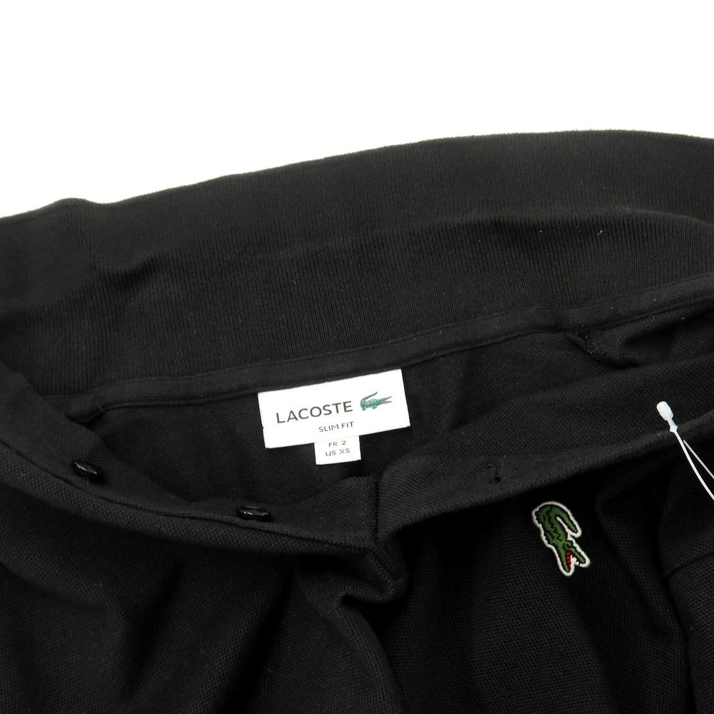 [Used] LACOSTE Pique Cotton Short Sleeve Polo Shirt Black [2] [Condition Rank B] ​​[Men&