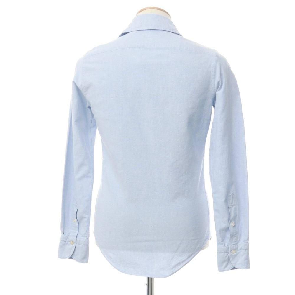 [Used] Finamore Cotton Horizontal Collar Casual Shirt Light Blue [36] [Condition Rank C] [Men&