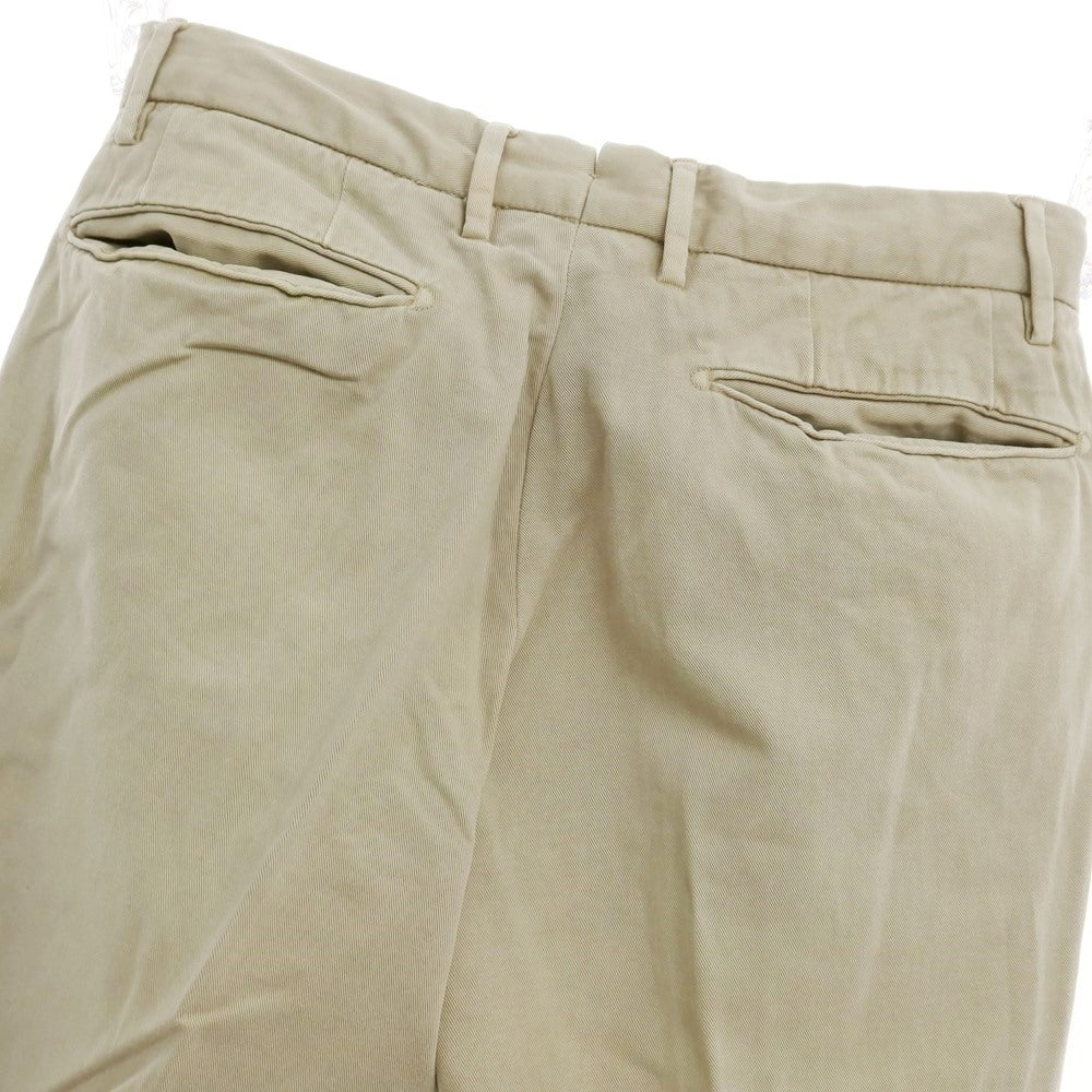 [Used] INCOTEX Cotton Casual Slacks Pants Beige [42] [Condition Rank C] [Men&