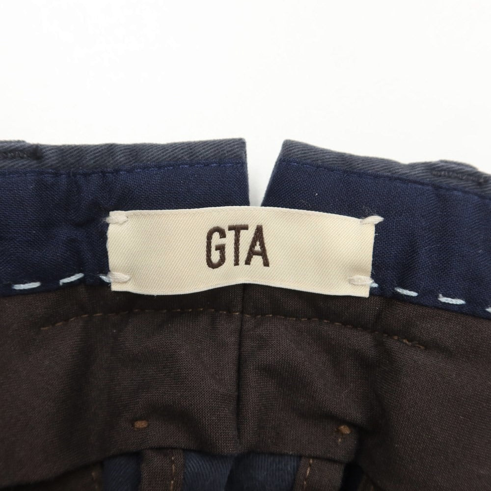 【中古】ジーティーアー G.T.A コットン カジュアルスラックスパンツ
 ダークネイビー【サイズ42】【NVY】【S/S】【状態ランクC】【メンズ】
【759496】
[BPD]