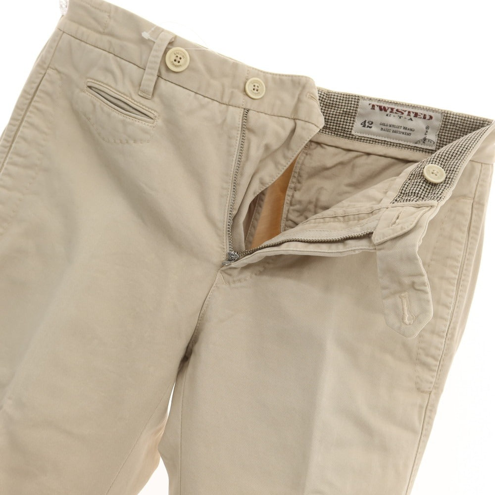 [Used] GTA TWISTED Cotton Casual Slacks
 Beige [Size 42] [BEI] [S/S] [Condition Rank C] [Men&