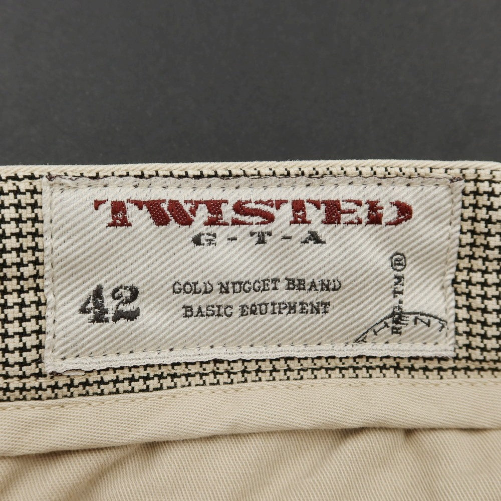 [Used] GTA TWISTED Cotton Casual Slacks
 Beige [Size 42] [BEI] [S/S] [Condition Rank C] [Men&