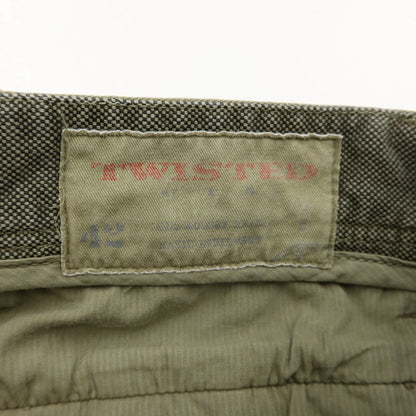 [Used] GTA TWISTED Cotton Cargo Casual Slacks Pants
 Olive [Size 42] [GRN] [S/S] [Condition Rank C] [Men&