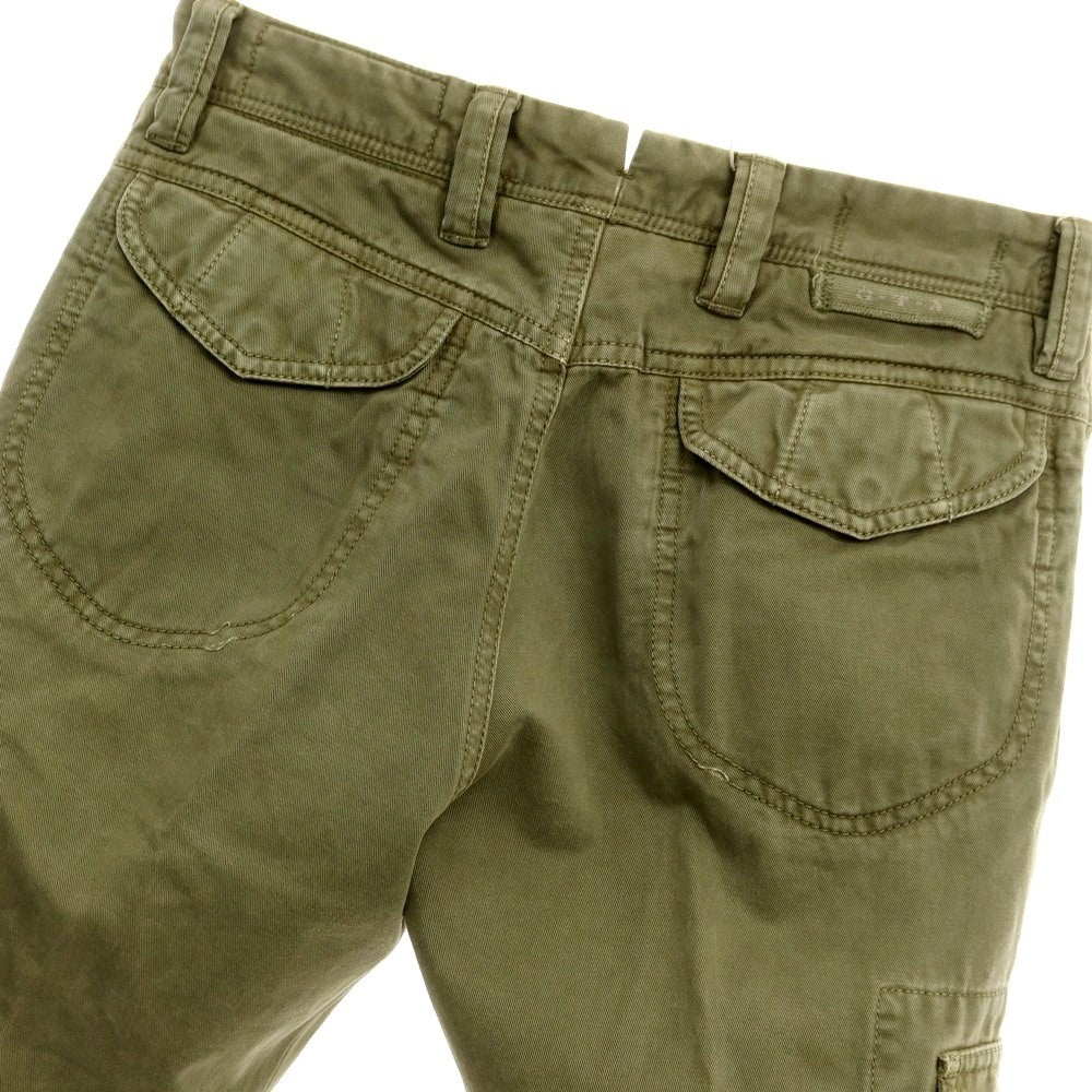 [Used] GTA TWISTED Cotton Cargo Casual Slacks Pants
 Olive [Size 42] [GRN] [S/S] [Condition Rank C] [Men&