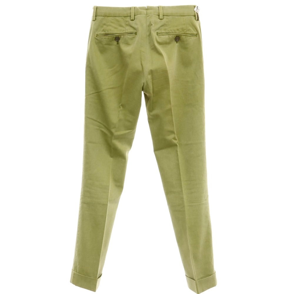 [Used] PT01 BEAMS F special order cotton casual slacks pants
 Tea Green [Size 42] [GRN] [S/S] [Condition Rank C] [Men&