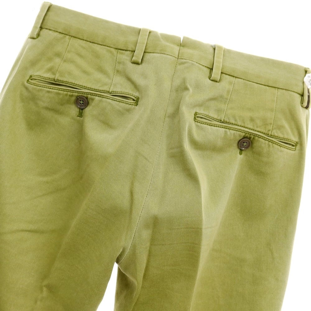 [Used] PT01 BEAMS F special order cotton casual slacks pants
 Tea Green [Size 42] [GRN] [S/S] [Condition Rank C] [Men&