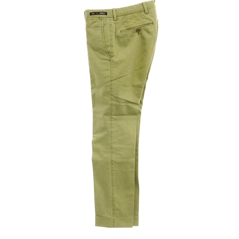 [Used] PT01 BEAMS F special order cotton casual slacks pants
 Tea Green [Size 42] [GRN] [S/S] [Condition Rank C] [Men&