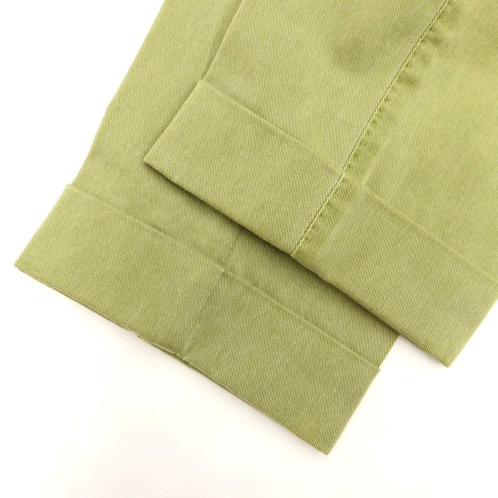 [Used] PT01 BEAMS F special order cotton casual slacks pants
 Tea Green [Size 42] [GRN] [S/S] [Condition Rank C] [Men&