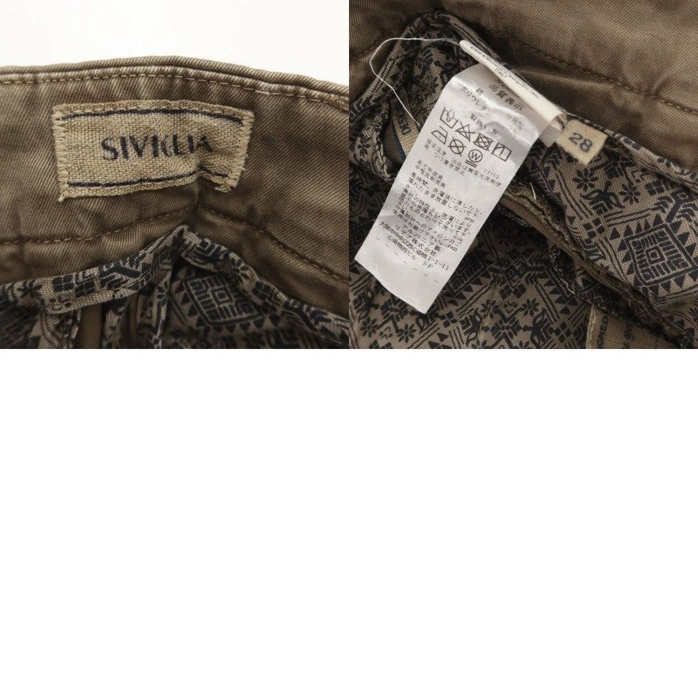 [Used] SIVIGLIA cotton casual slacks
 Brown [Size 28] [BRW] [S/S] [Condition Rank C] [Men&