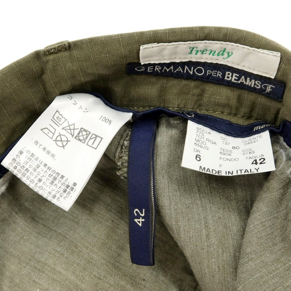 [Used] GERMANO Cotton Shorts Olive [Size 42] [GRN] [S/S] [Condition Rank B] [Men&