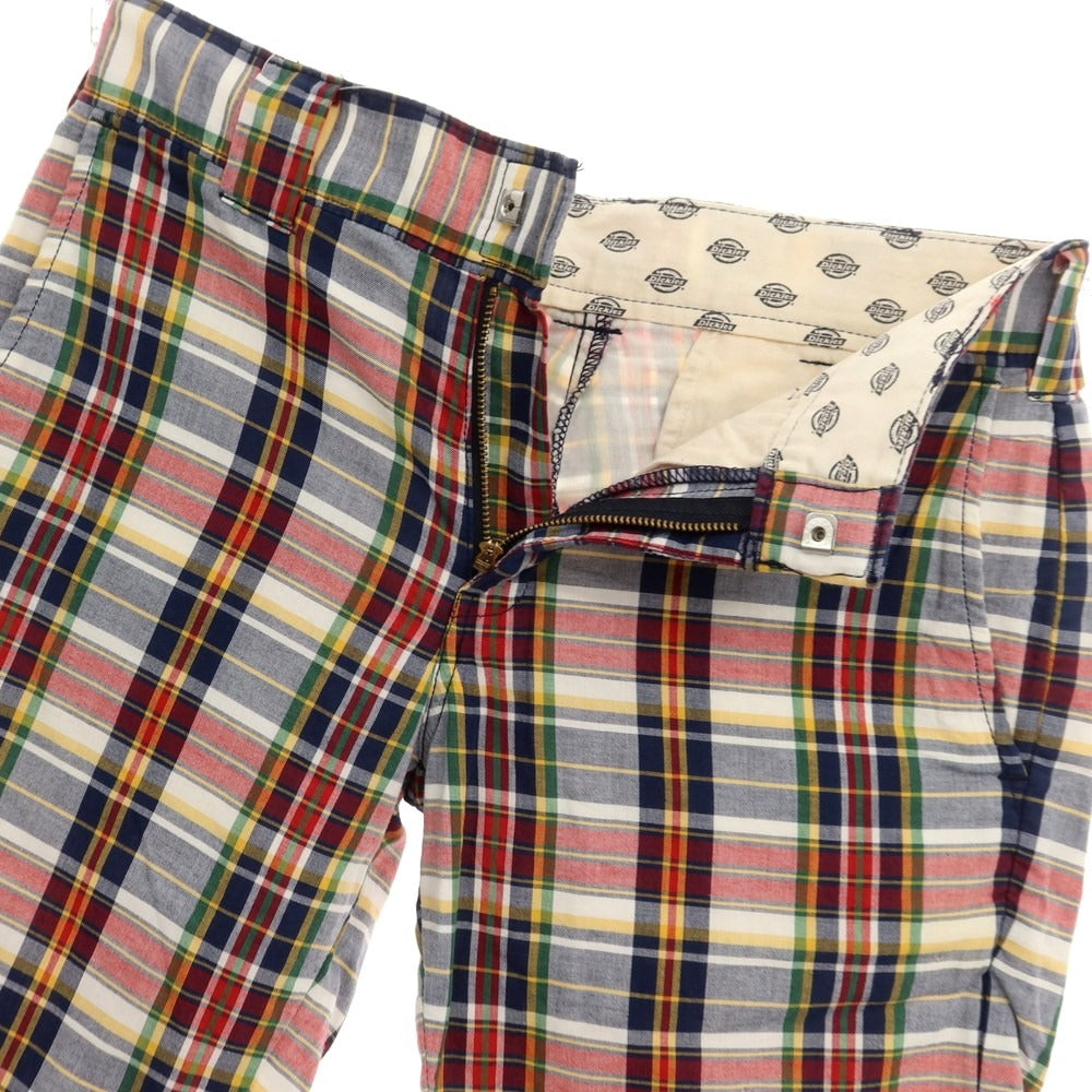 [Used] Dickies Cotton Check Shorts Multicolor [Size 28] [MLT] [S/S] [Condition Rank B] [Men&