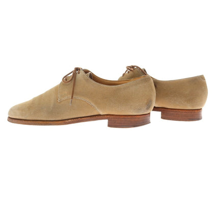 [Used] Crockett &amp;amp; Jones CROCKETT &amp;amp; JONES NEWQUAY suede plain toe dress shoes beige [7 D] [Condition rank C] [Men&