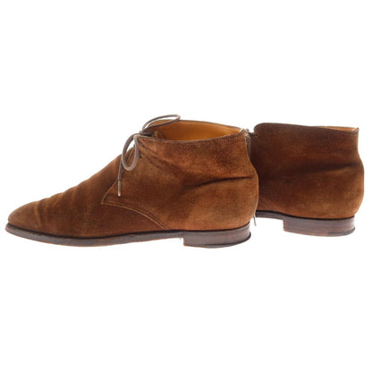 [Used] Crockett &amp;amp; Jones Tetbury Suede Chukka Boots Brown [5 1/2 E] [Condition Rank D] [Men&