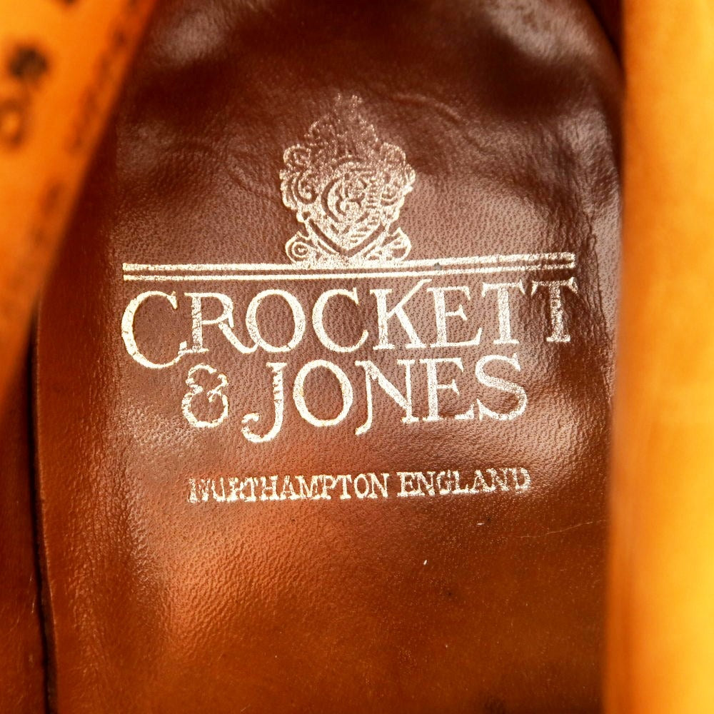 【中古】クロケットアンドジョーンズ CROCKETT&amp;JONES TETBURY スエード チャッカブーツ ブラウン【 5　1/2　E 】【 状態ランクD 】【 メンズ 】
[BPD]