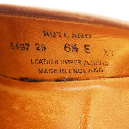 【中古】クロケットアンドジョーンズ CROCKETT&amp;JONES BEAMS F別注 RUTLAND スエード コインローファー ブラウン【 6　1/2　E 】【 状態ランクD 】【 メンズ 】
[BPD]