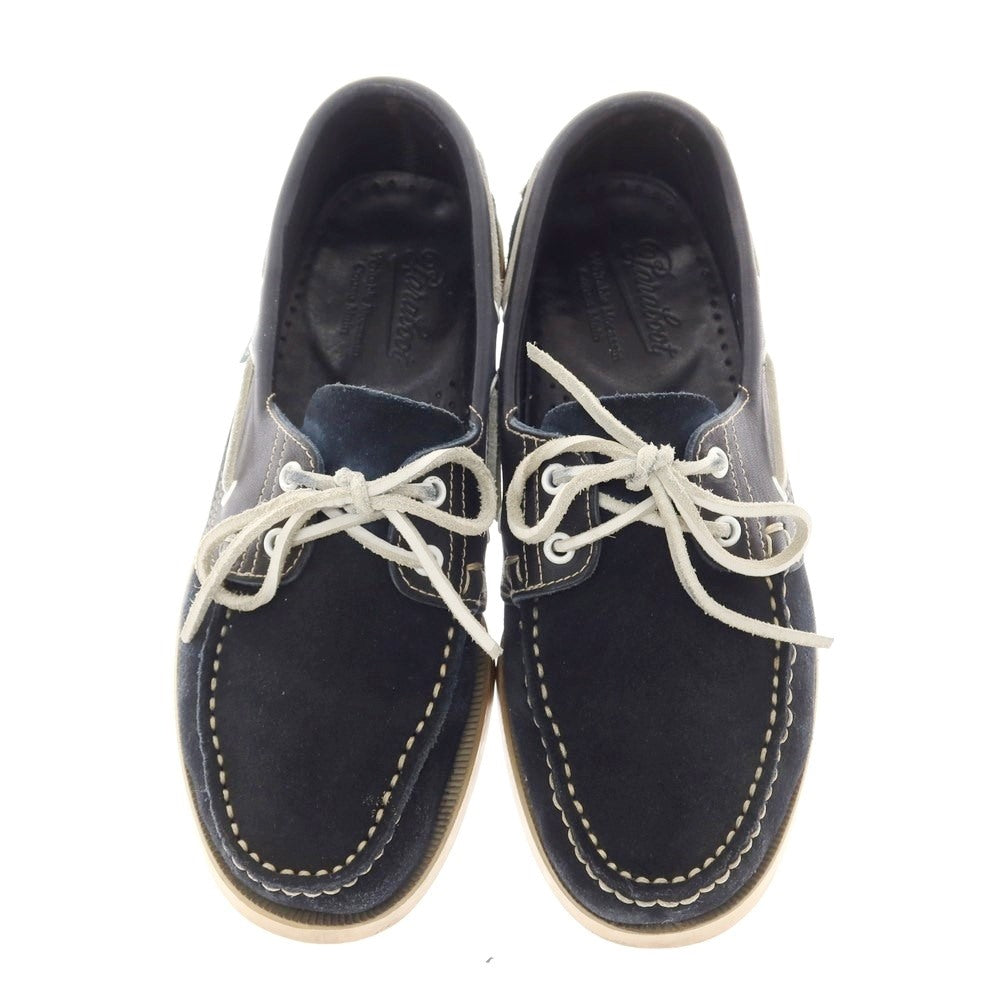 [Used] Paraboot BARTH Suede Deck Shoes Navy [6] [Condition Rank C] [Men&