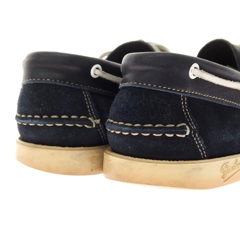 [Used] Paraboot BARTH Suede Deck Shoes Navy [6] [Condition Rank C] [Men&