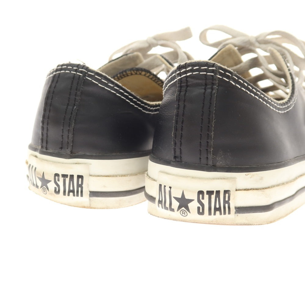 [Used] Converse All Star Leather Low-Cut Sneakers Black [26] [Condition Rank C] [Men&