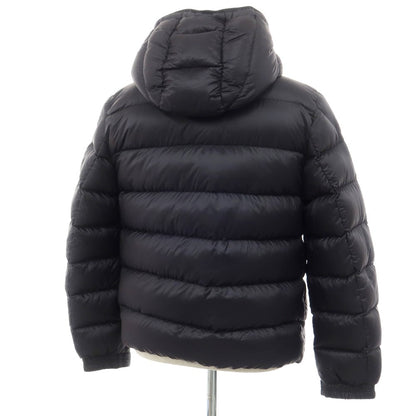 【中古】モンクレール MONCLER ナイロン フーデッド ダウンジャケット ブラック【 2 】【 状態ランクB 】【 メンズ 】