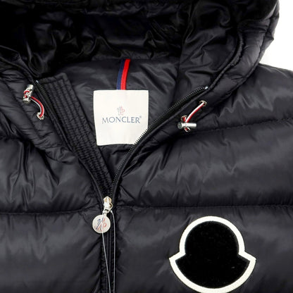 【中古】モンクレール MONCLER ナイロン フーデッド ダウンジャケット ブラック【 2 】【 状態ランクB 】【 メンズ 】