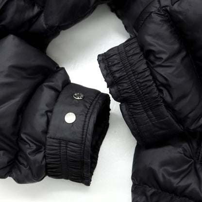 【中古】モンクレール MONCLER ナイロン フーデッド ダウンジャケット ブラック【 2 】【 状態ランクB 】【 メンズ 】