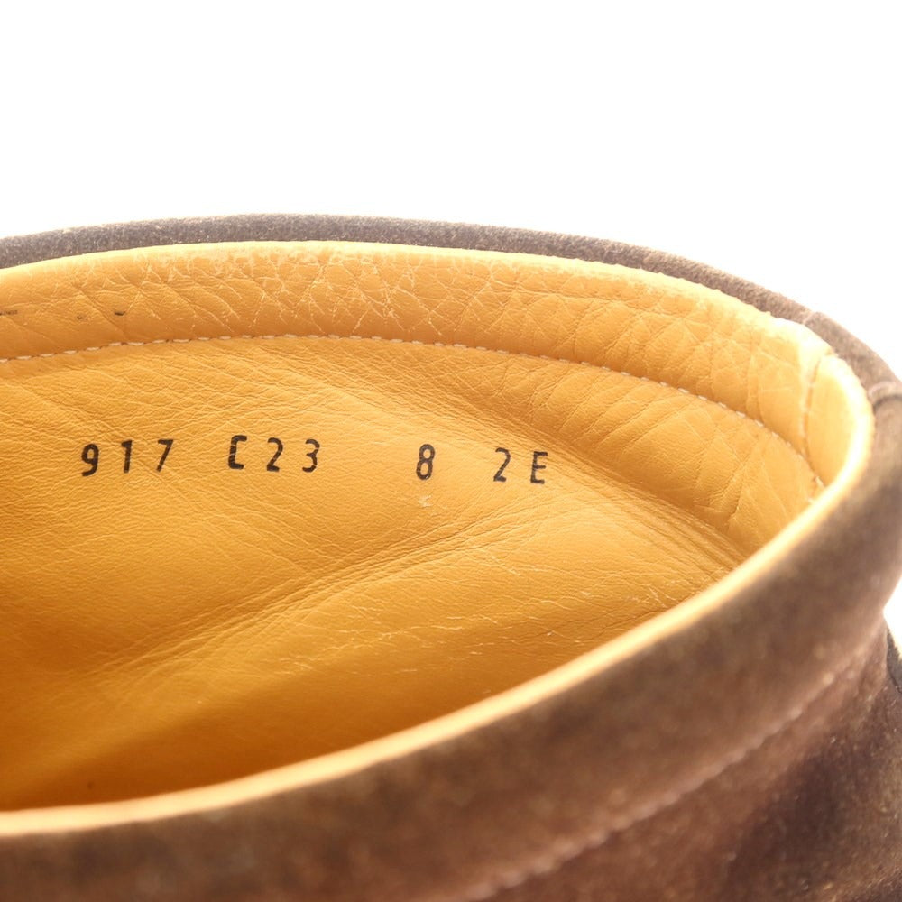 [Used] Salvatore Ferragamo Suede Chukka Boots Brown [8 EE] [Condition Rank C] [Men&