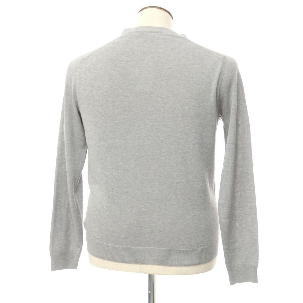 [Used] ZANONE high gauge cotton knit cardigan, grey [48] [Condition rank B] [Men&