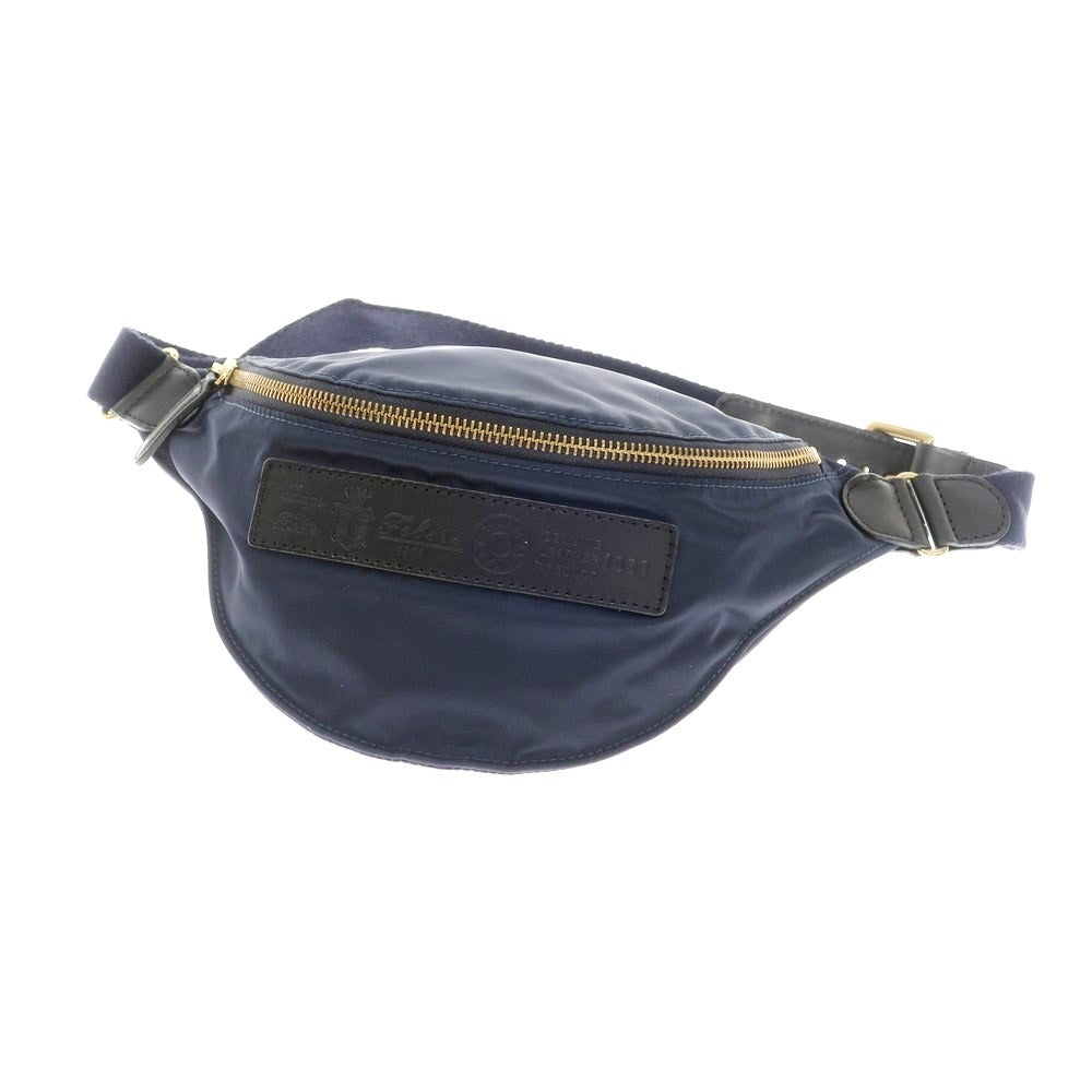 [Used] Felisi 1039 Nylon Leather Shoulder Bag Waist Bag Navy x Black [-] [Condition Rank A] [Men&