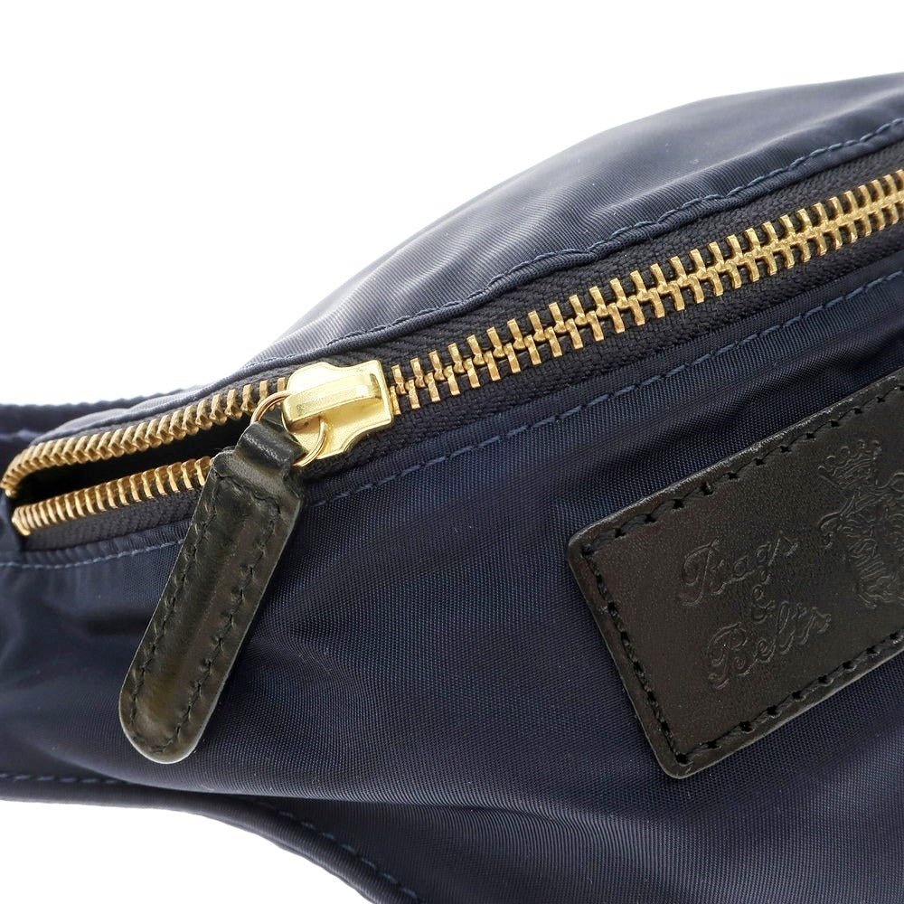 [Used] Felisi 1039 Nylon Leather Shoulder Bag Waist Bag Navy x Black [-] [Condition Rank A] [Men&