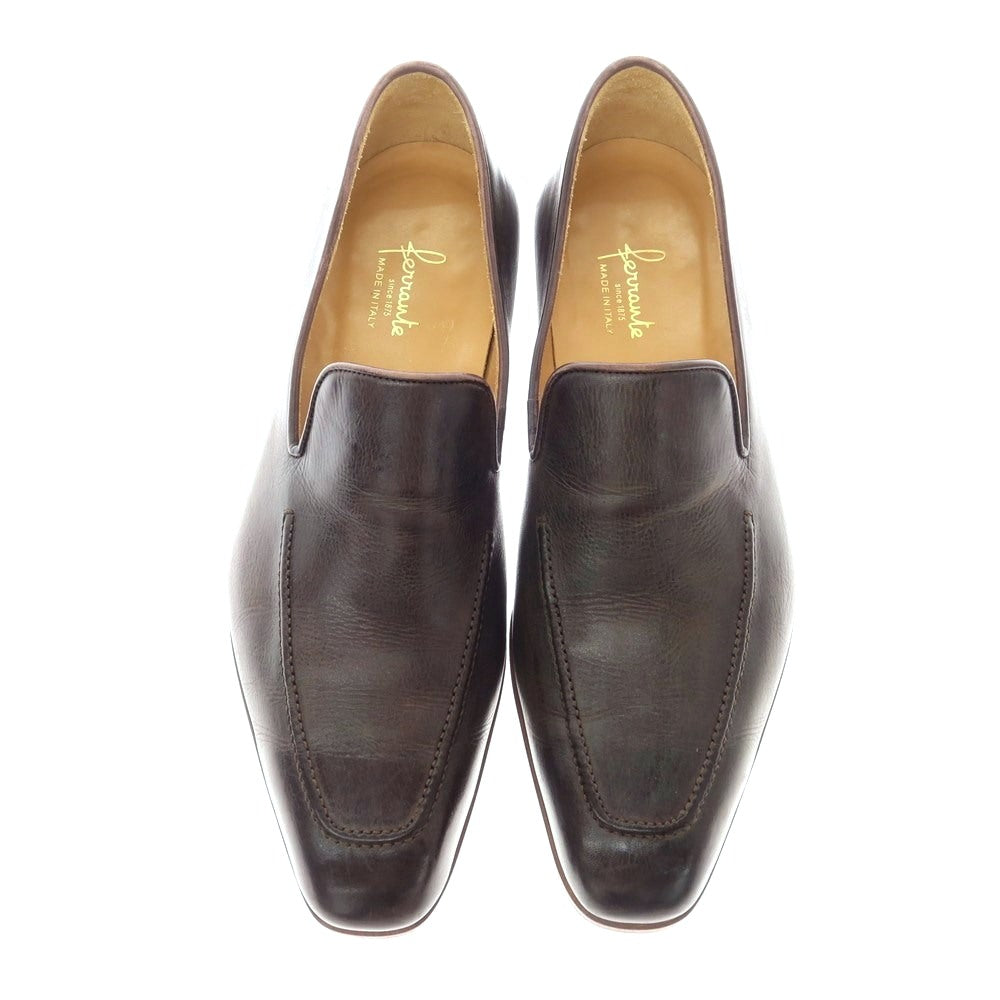 [Used] Ferrante FERRANTE U-tip Vamp Loafer Khaki Brown [9] [Condition Rank B] ​​[Men&