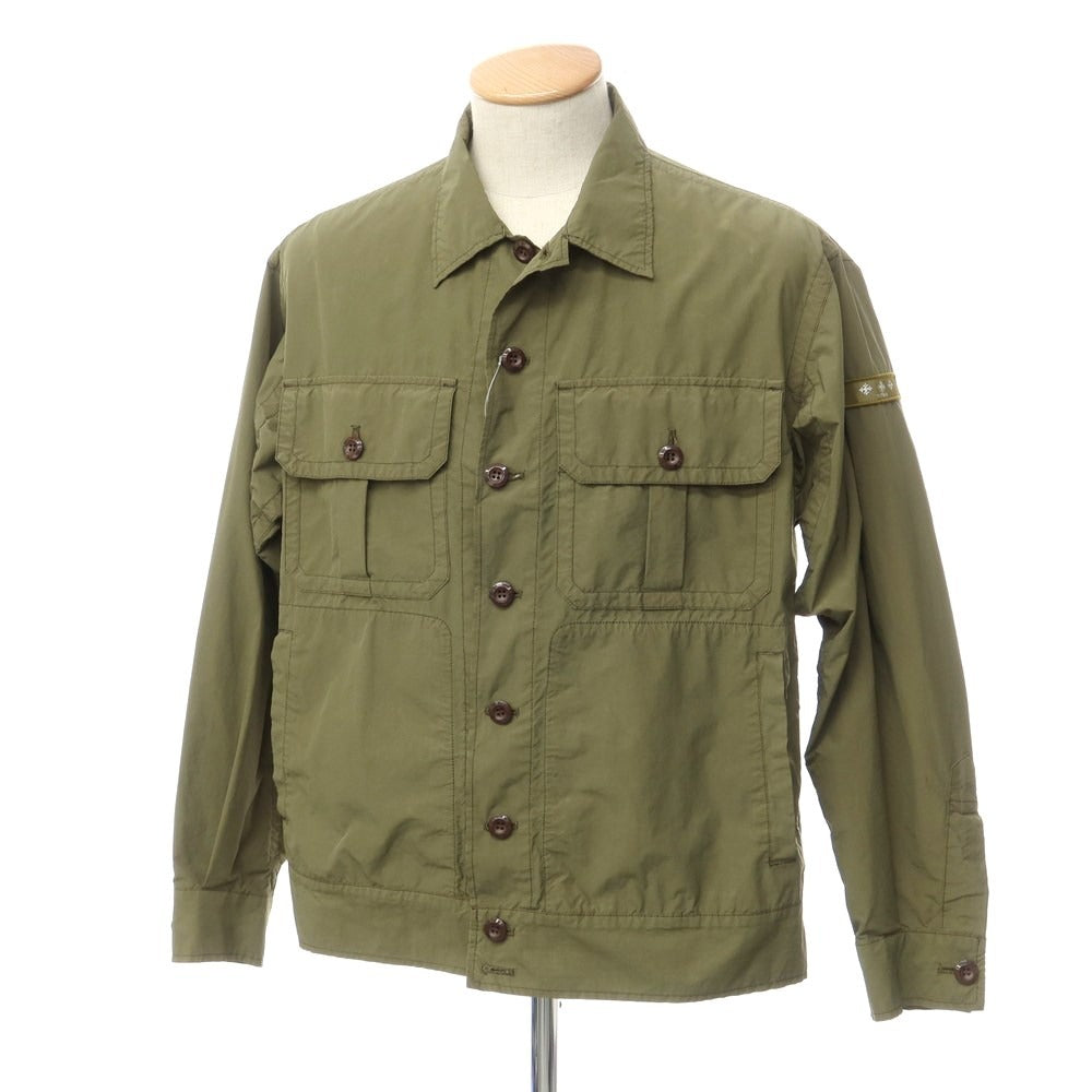 [Used] TATRAS polyester nylon work jacket, olive [Size 1] [GRN] [S/S] [Condition Rank B] [Men&