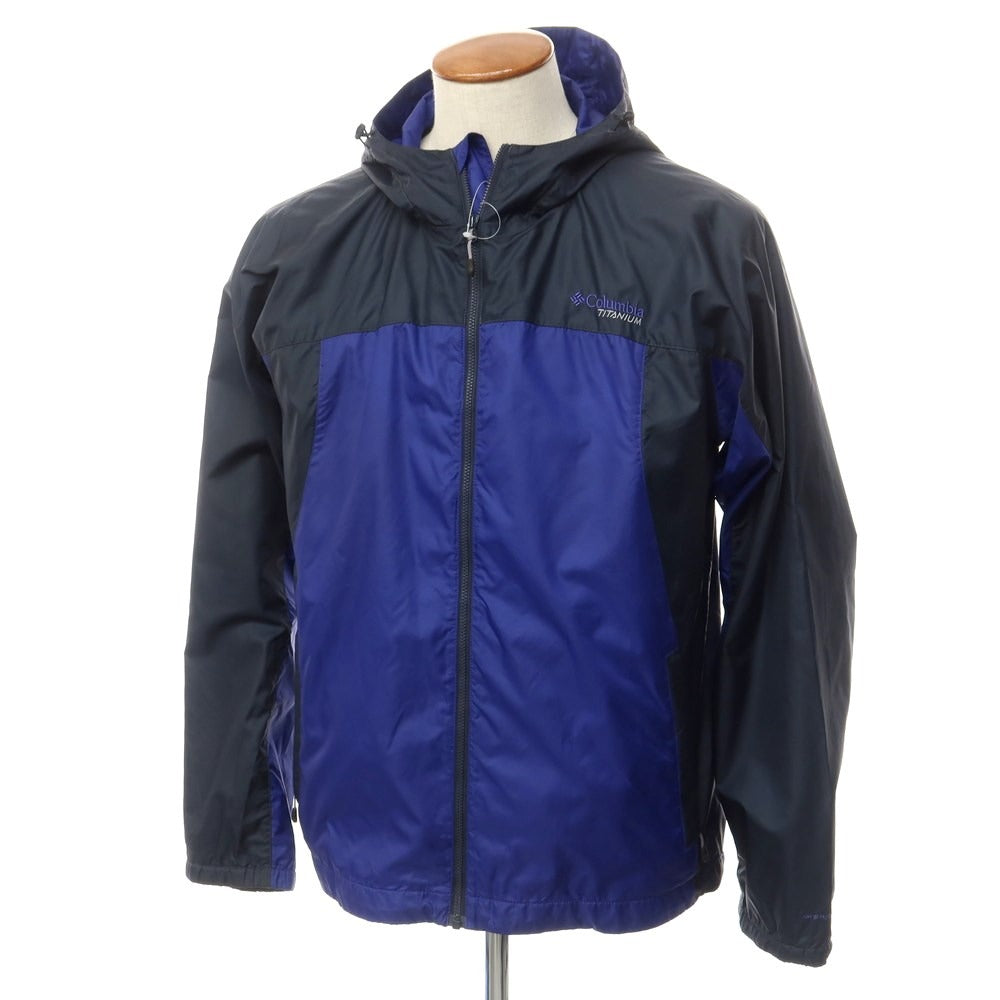 [Used] Columbia Polyester Nylon Zip-up Shell Jacket Light Navy x Dark Gray [Size M] [NVY] [S/S] [Condition Rank B] [Men&