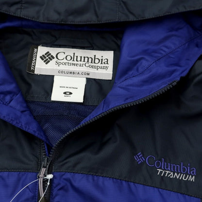 [Used] Columbia Polyester Nylon Zip-up Shell Jacket Light Navy x Dark Gray [Size M] [NVY] [S/S] [Condition Rank B] [Men&