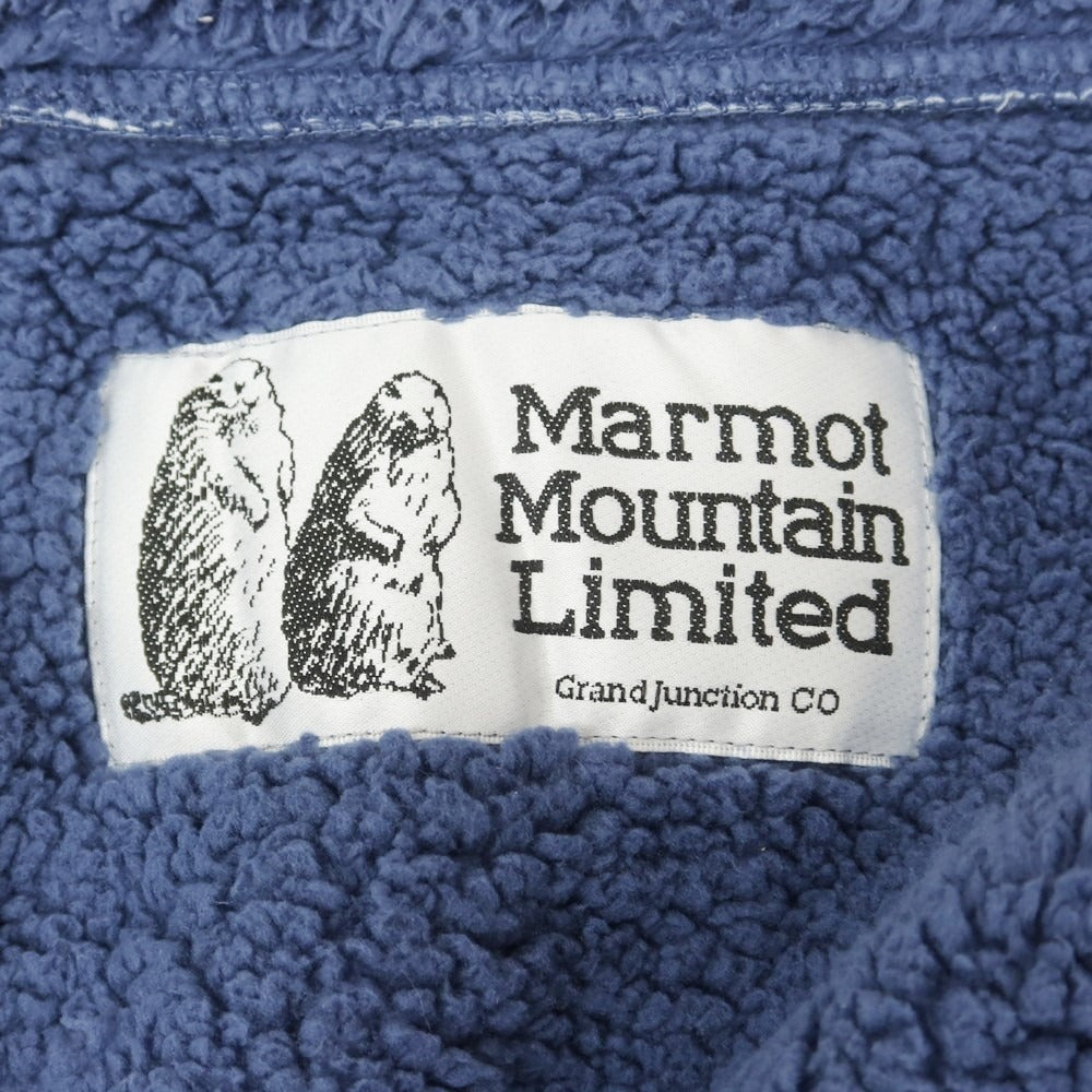 【中古】マーモット MARMOT ノースリーブ フリースジャケット ベスト ダークブルー系【 M 】【 状態ランクC 】【 メンズ 】