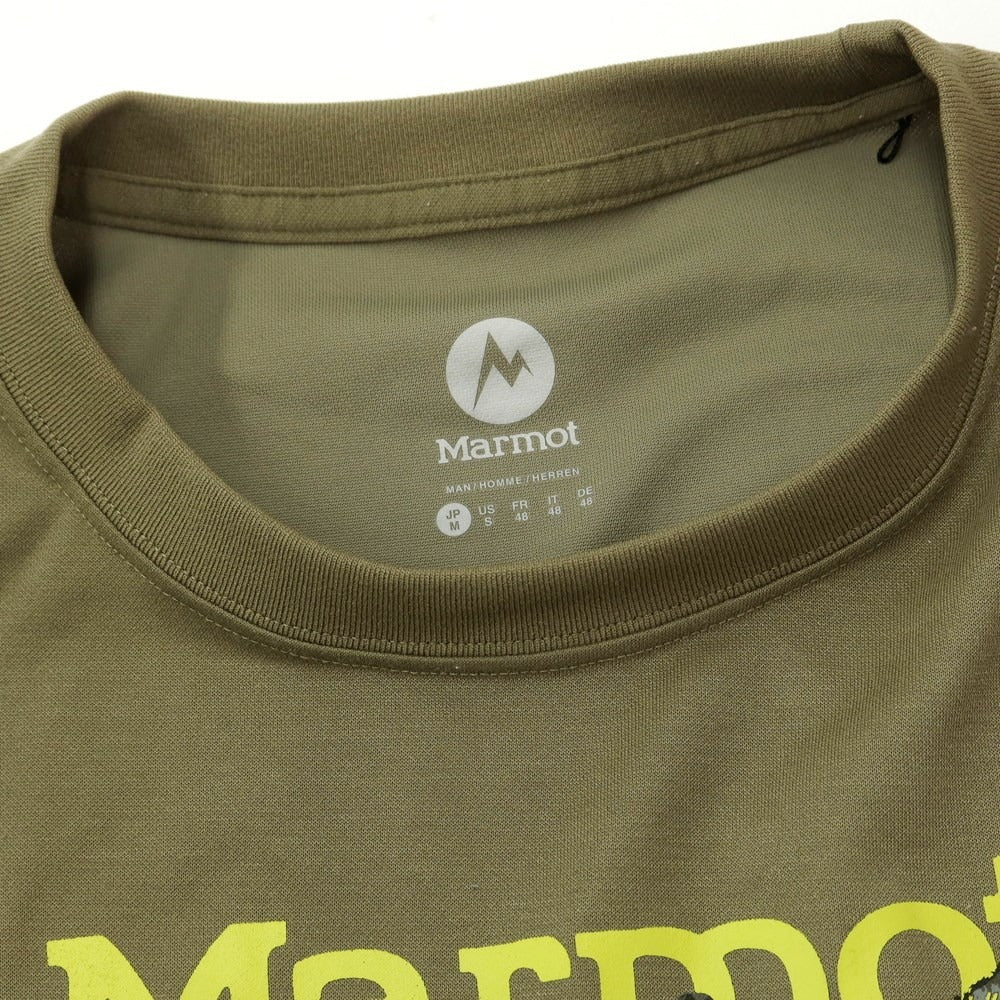 [Used] Marmot MARMOT polyester printed short sleeve T-shirt olive [M] [Condition rank B] [Men&