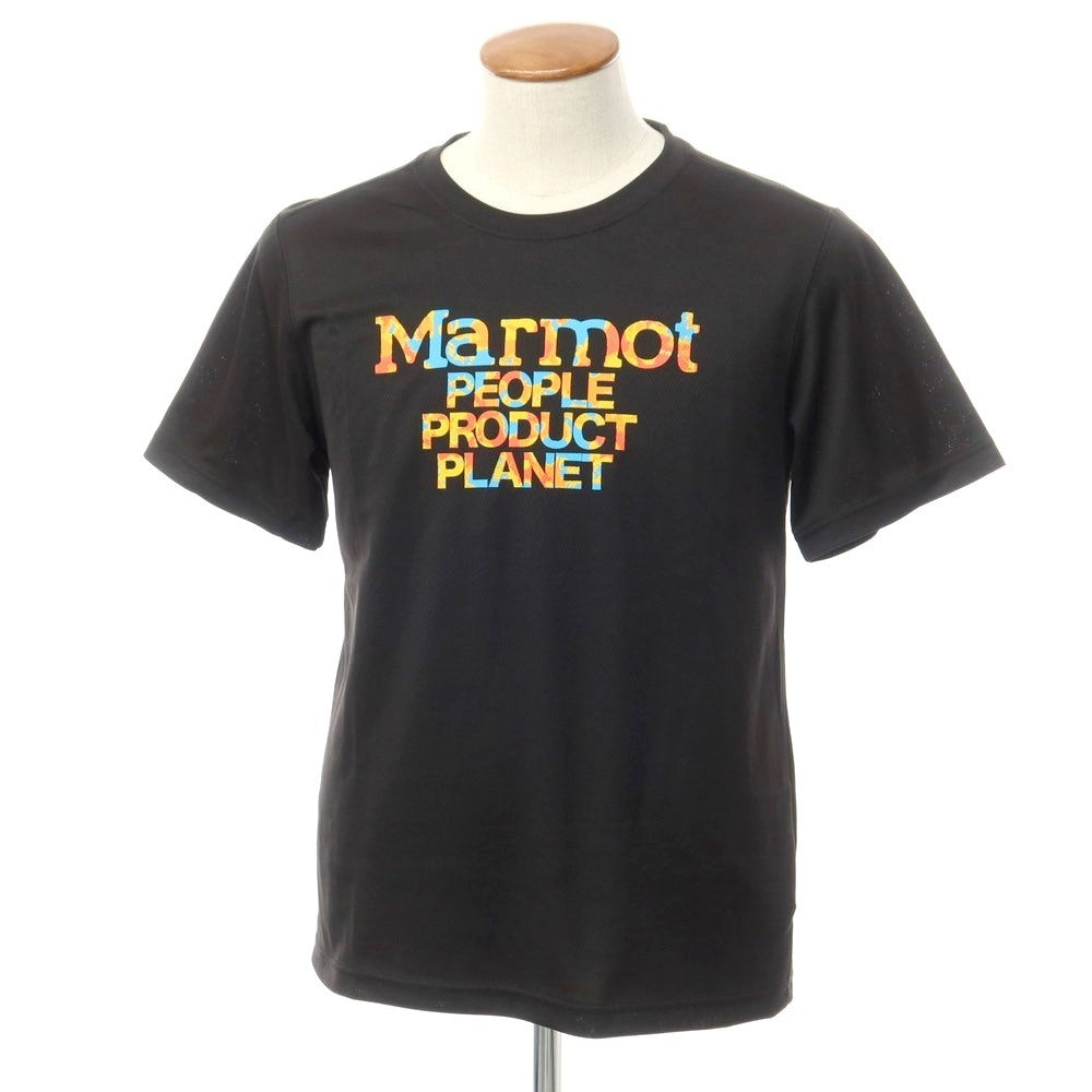 [Used] Marmot MARMOT polyester printed short sleeve T-shirt black [M] [Condition rank B] [Men&