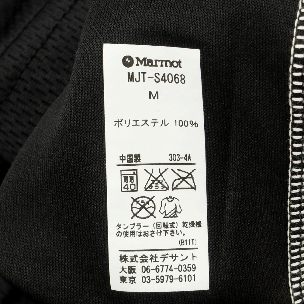 [Used] Marmot MARMOT polyester printed short sleeve T-shirt black [M] [Condition rank B] [Men&