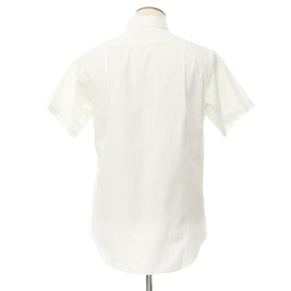 [Used] LANVIN COLLECTION Cotton Button-down Short Sleeve Shirt
 Pale green x white [Size 40] [GRN] [S/S] [Condition rank C] [Men&