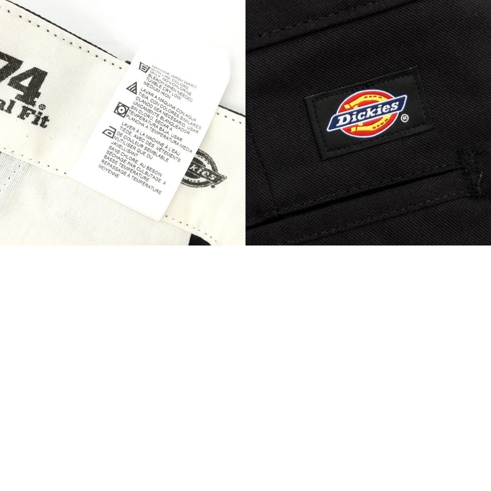 [Used] [Unused] Dickies Polyester Cotton Work Pants Black [Size 34] [BLK] [S/S] [Condition Rank S] [Men&