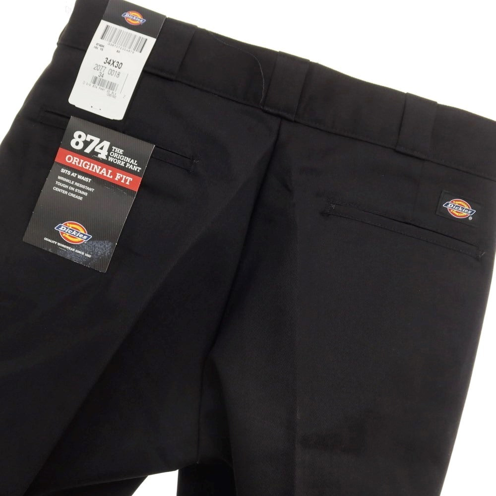 [Used] [Unused] Dickies Polyester Cotton Work Pants Black [Size 34] [BLK] [S/S] [Condition Rank S] [Men&