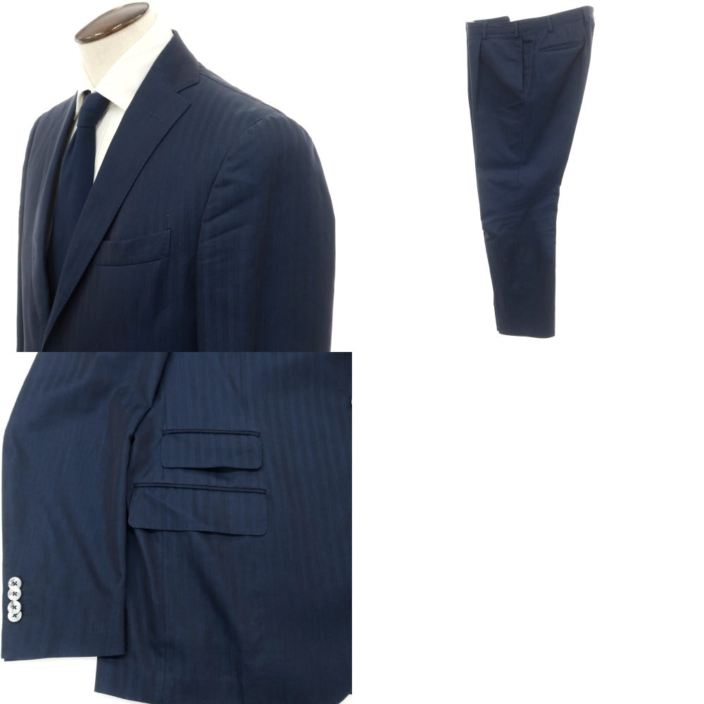 [Used] THE GIGI Cotton Herringbone Set-up 2-Button Suit Navy [Size 52] [NVY] [S/S] [Condition Rank C] [Men&