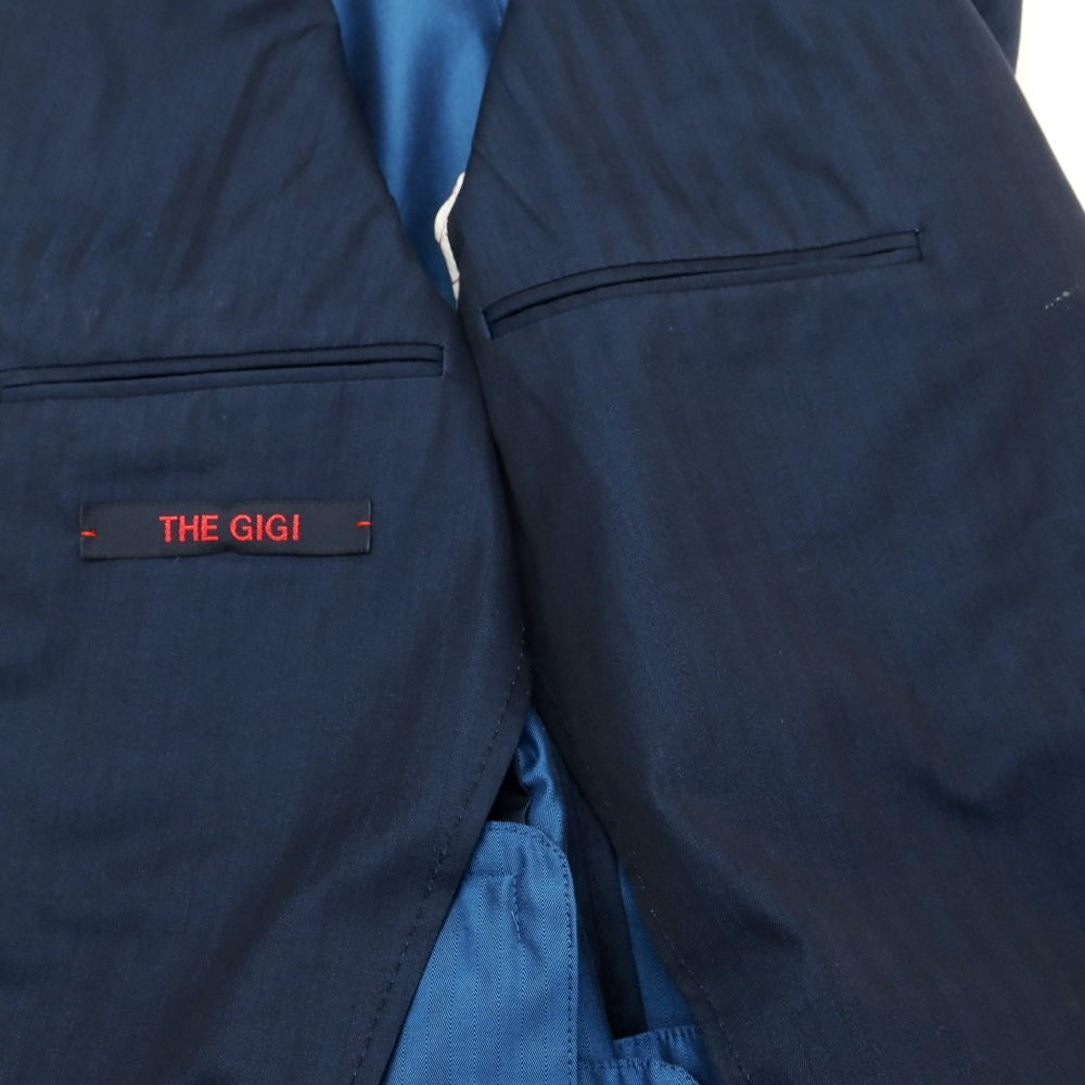 【中古】ザ ジジ THE GIGI コットン ヘリンボーン セットアップ 2つボタンスーツ ネイビー【サイズ52】【NVY】【S/S】【状態ランクC】【メンズ】【759296】
[APD]