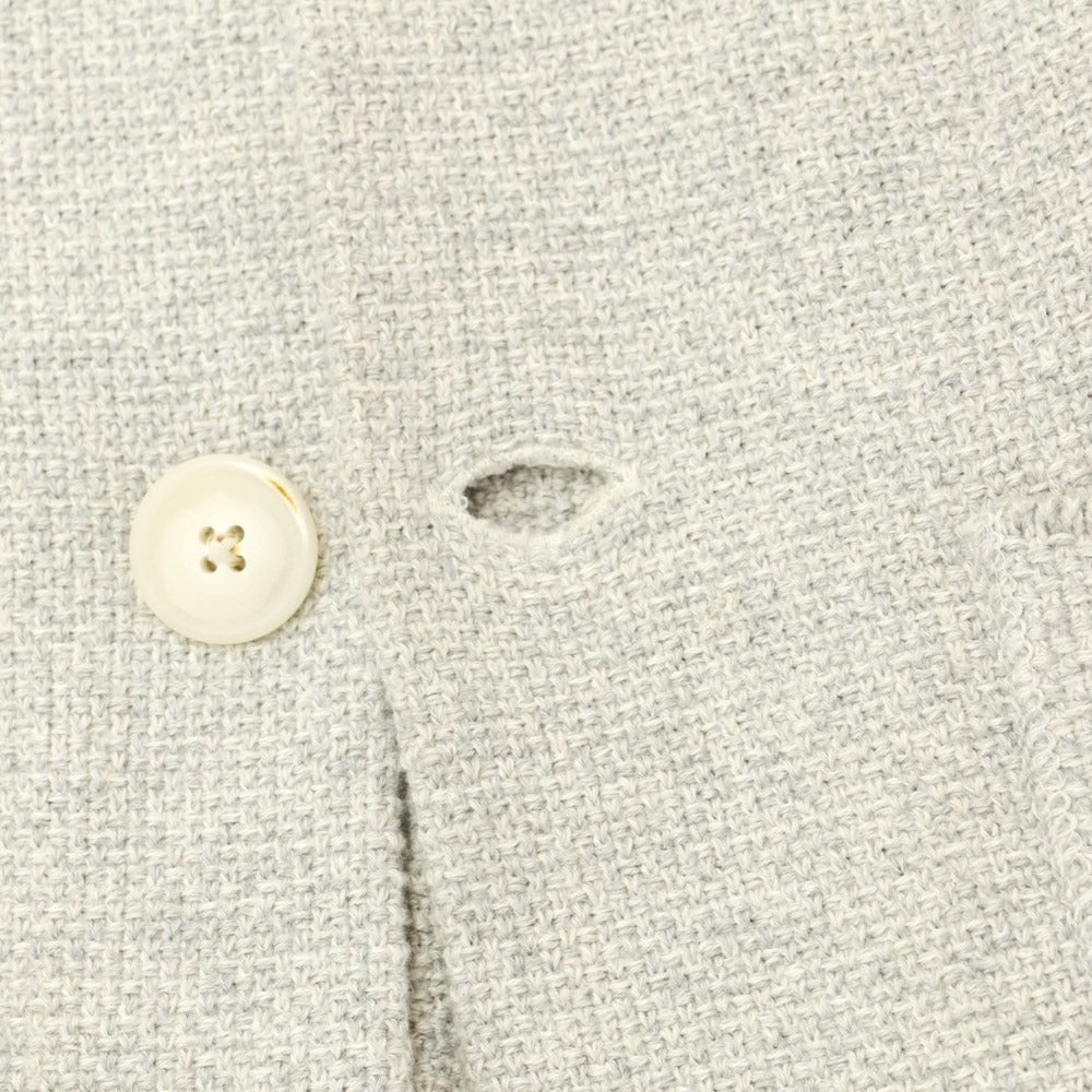 [Used] Albarena cotton knit jacket
 Light gray [Size XL] [GRY] [S/S] [Condition rank C] [Men&