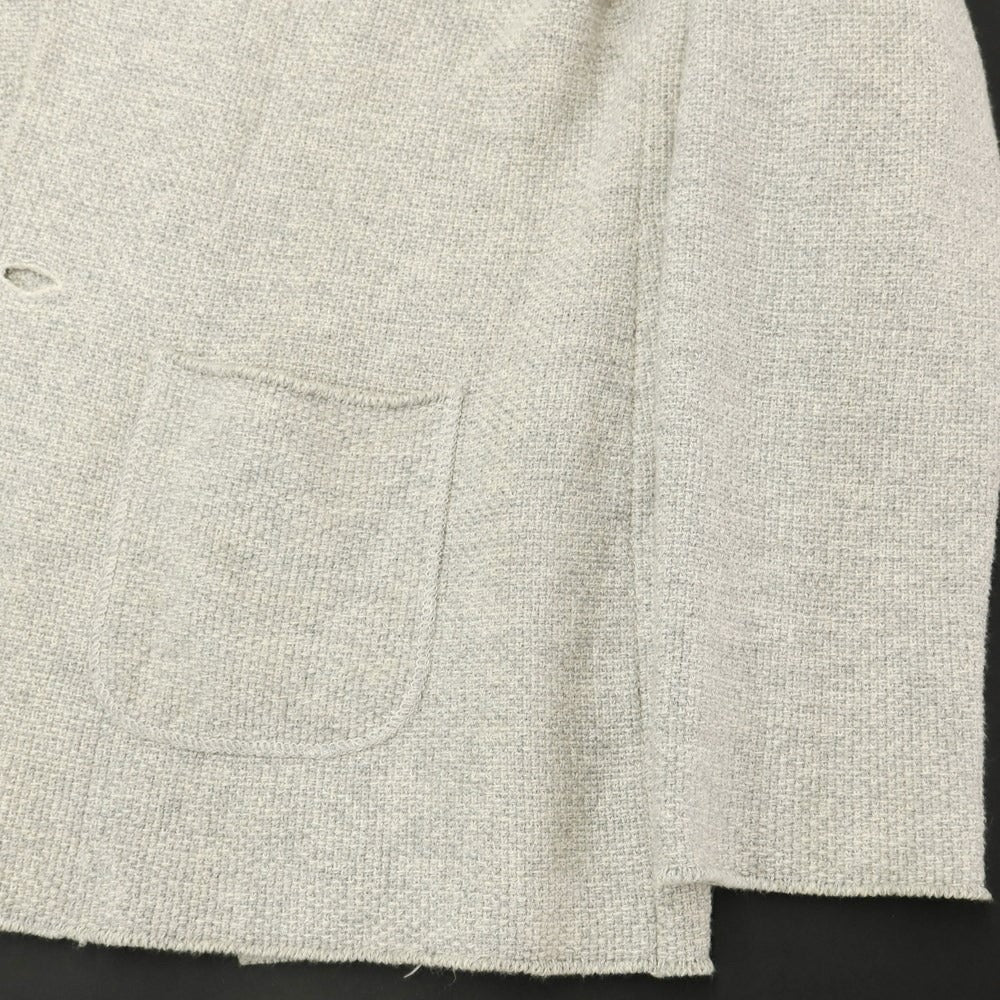 [Used] Albarena cotton knit jacket
 Light gray [Size XL] [GRY] [S/S] [Condition rank C] [Men&