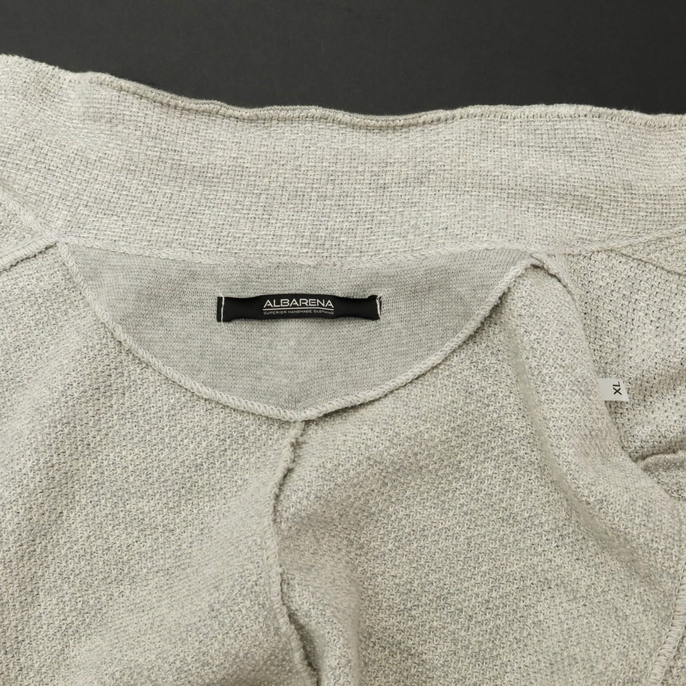 [Used] Albarena cotton knit jacket
 Light gray [Size XL] [GRY] [S/S] [Condition rank C] [Men&