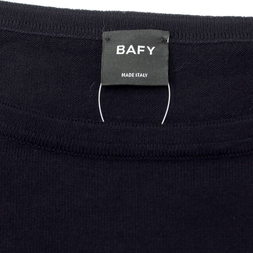 [Used] Buffy High Gauge Cotton Border Boat Neck Knit Dark Navy x White [52] [Condition Rank B] [Men&